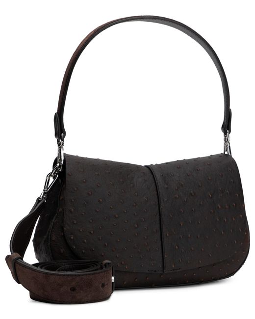 Gianni Chiarini Black Shoulder Bag Calfskin Handbags