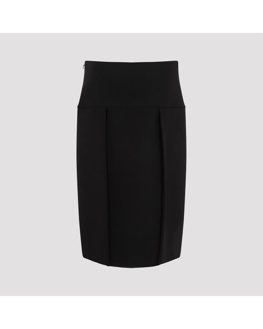 Khaite Black Kidd Mini Skirt