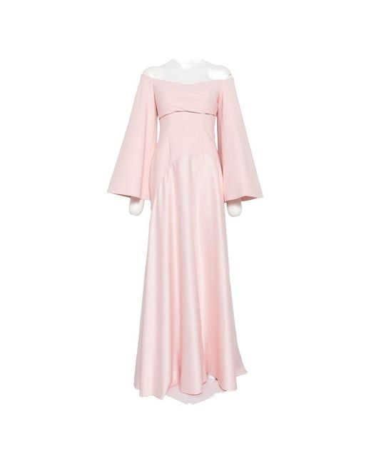 Solace London Pink Rina Maxi Dress