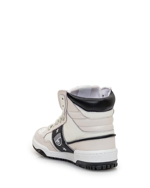 Chiara Ferragni White Cf-1 Sneaker