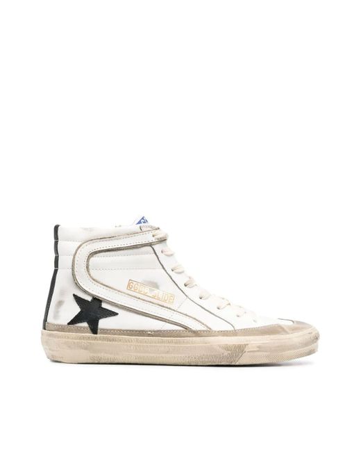 Golden Goose Slide Leather Upper Star List And Wave Foam Tongue Suede ...