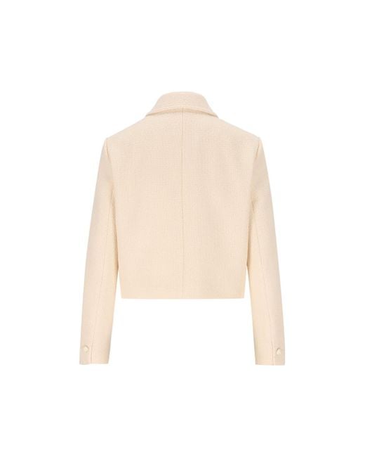 関税込 CELINE | Verneuil jacket in wool tweed Celine Cashmere-Wool Tweed Blazer Jacket in White | Lyst