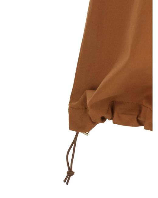 ..,merci Brown Pants Pam010Rust With Side Pockets Trousers