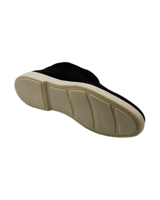 Santoni Black Laced Shoes