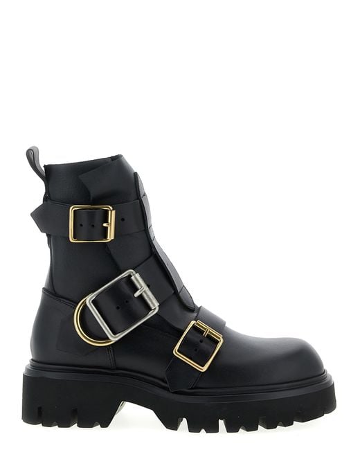 Vivienne Westwood Black 'Empire' Ankle Boots