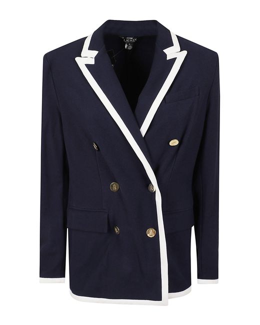 Ralph Lauren Blue Tahir Blazer Cotton Elastane Giacca
