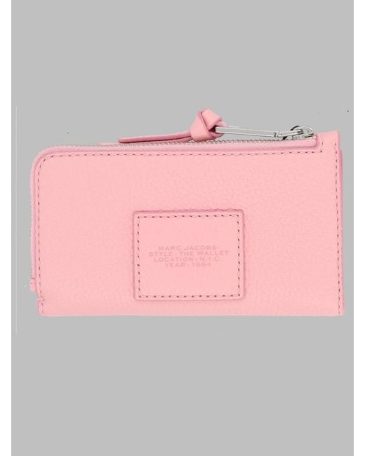 Marc Jacobs Pink Wallet The Leather Slim Cow & Purses