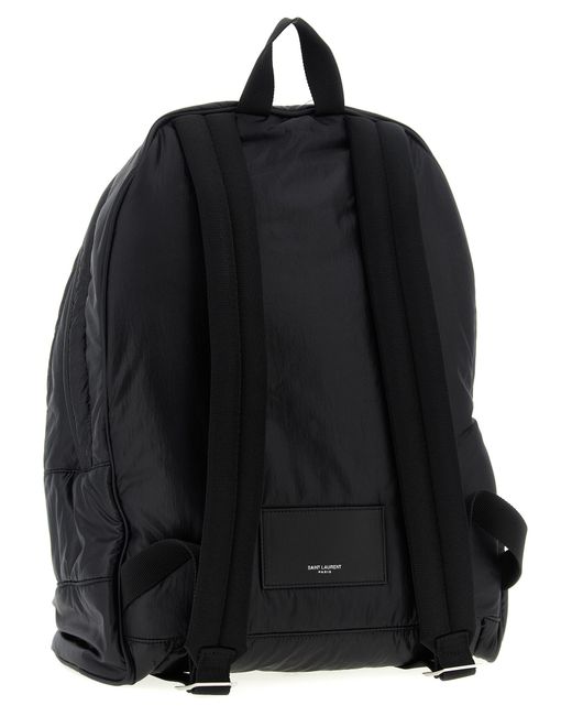 Saint Laurent Black 'City' Backpack for men