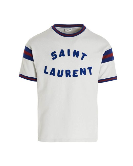 Ysl Vintage Ysl Shirt White Saint Laurent Sport Vintage T-shirt In