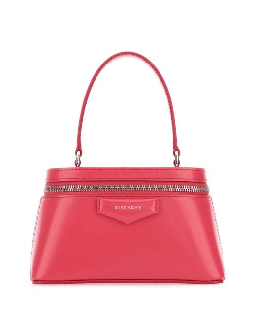 Givenchy Red Givenchy Antigona Top Handle Bag
