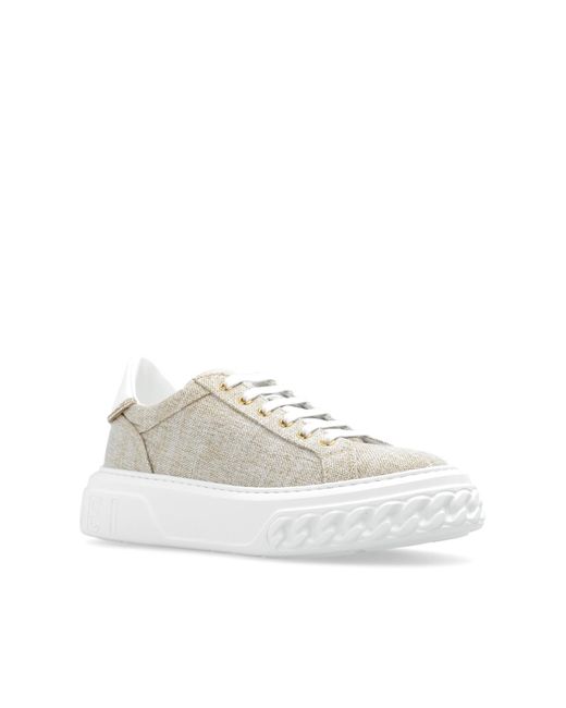 Casadei White Off-Road Sneakers