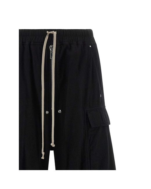 Rick Owens Black Drkshdw Trousers