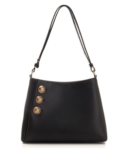 Balmain Black Emblema Handbag