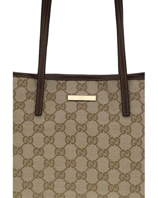 Gucci Natural Large Tribeca Tote Bag Polyester; Cotton; Polyamide Handbags