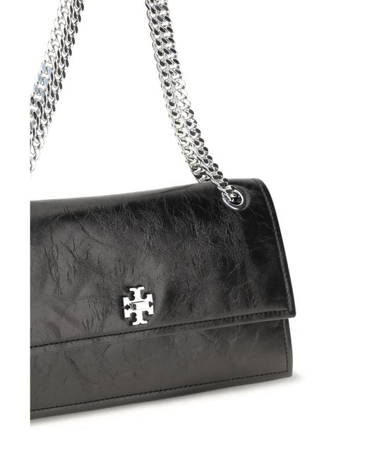 Tory Burch Black Shoulder Bag Kira Suede