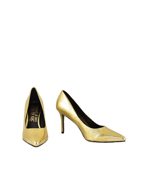 Versace Jeans Metallic Gold Shoes
