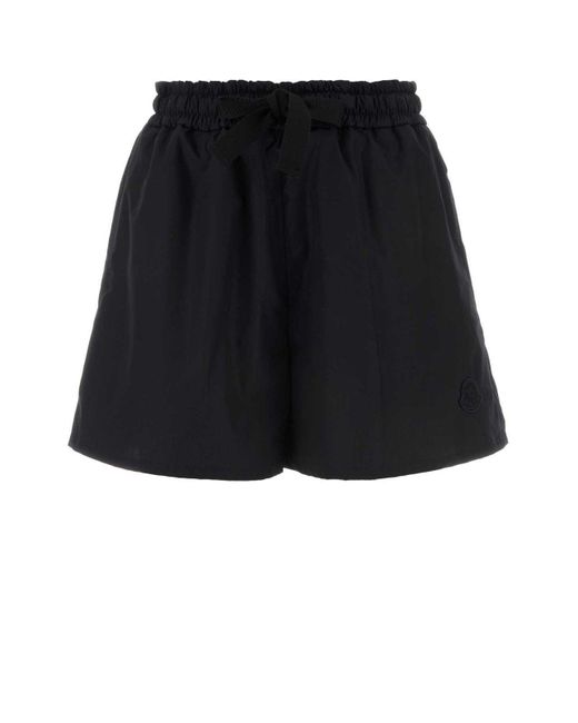 Moncler Black Shorts