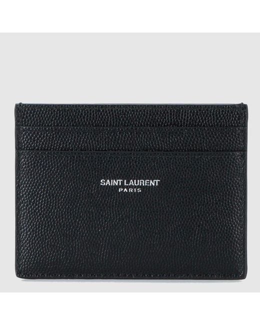 Saint Laurent Black Wallets _Le for men