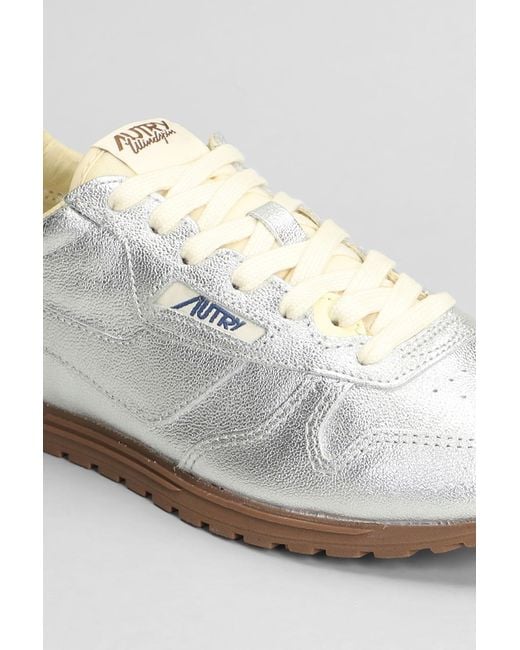 Autry White Windspin Low Sneakers