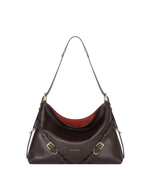 Givenchy Black Voyou Medium Shoulder Bag