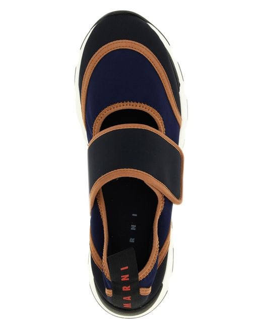Marni Black Mary Jane Sneakers