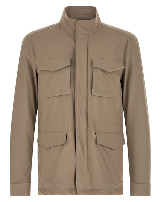 Herno Brown 'Field' Jacket for men