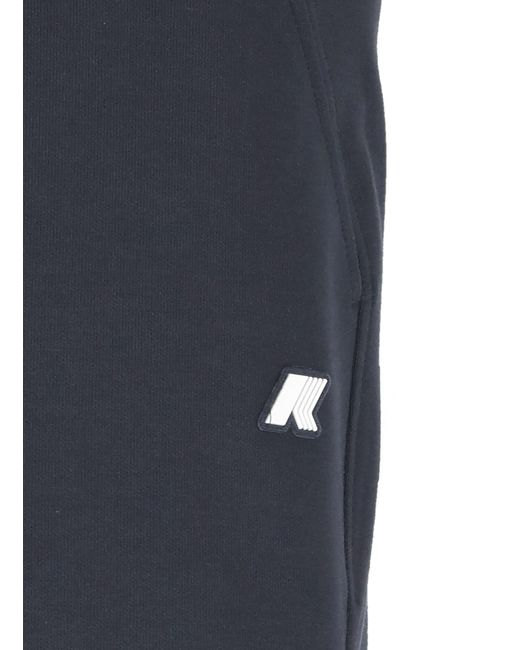 K-Way Blue Keny Bermuda Shorts for men