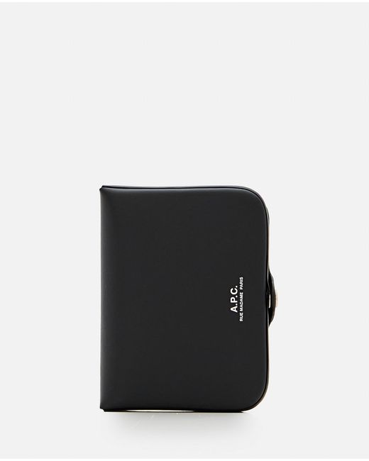 A.P.C. Black Josh Coin Purse for men