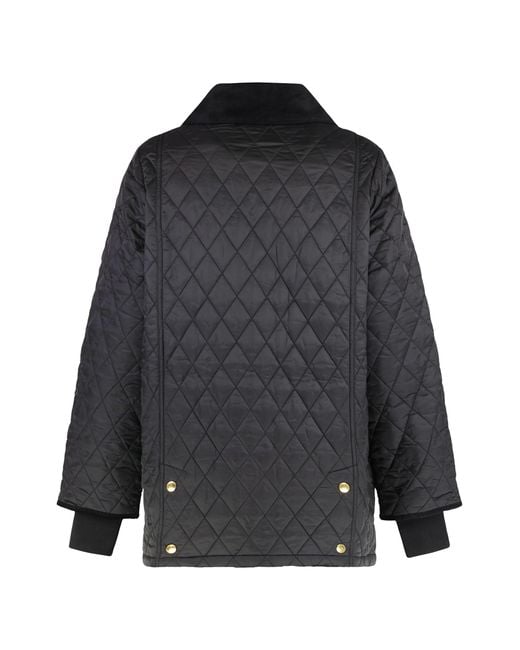 Barbour Black Modern Beadnell Quilted Jacket