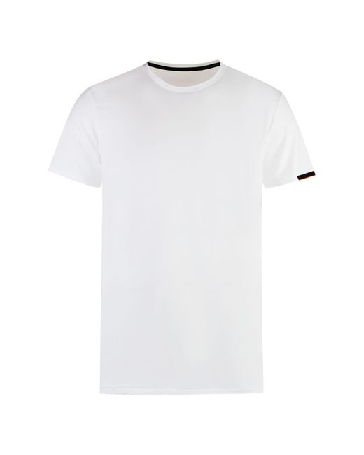 Rrd White Oxford Techno Fabric T-Shirt for men