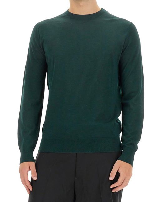 Ballantyne Green Wool Pullover for men