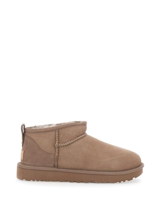 Ugg Brown W Classic Ultra Mini Ii