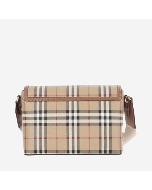 Burberry Brown Bag With Check Pattern