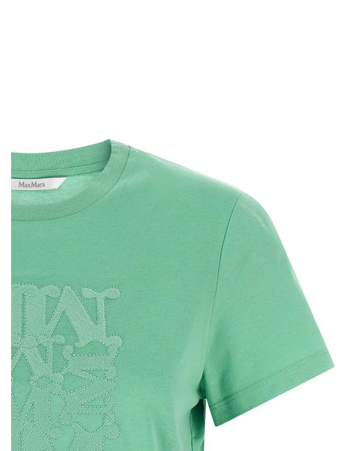 Max Mara Green Cotton T-Shirt