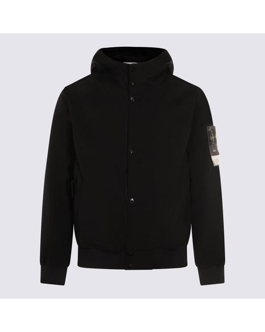Stone Island Black Casual Jacket for men