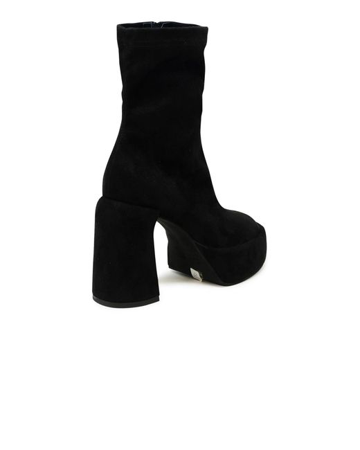 Elena Iachi Black Ecodaino Zelda Ankle Boots