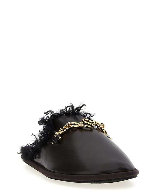 Stella McCartney Black 'Backless Ryder' Sabots
