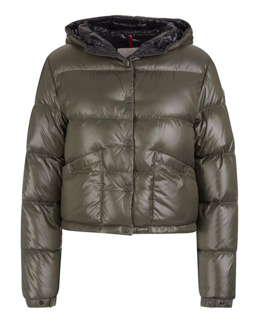 Moncler Synthetic Military Green Bardanette Down Jacket | Lyst UK