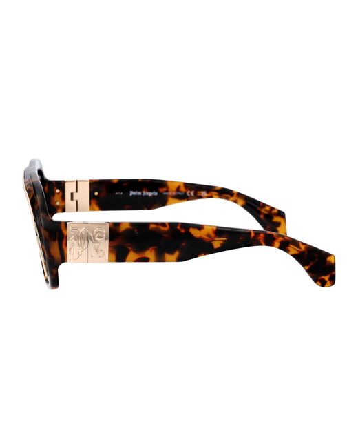 Palm Angels Brown Reedley Sunglasses