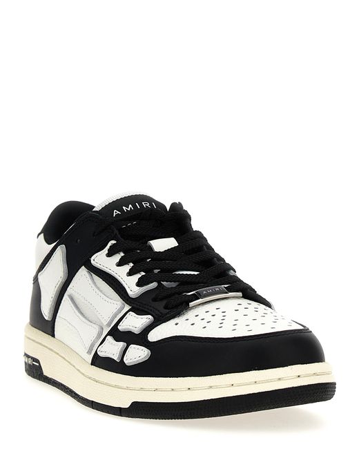 Amiri Black 'Skel Top Low' Sneakers