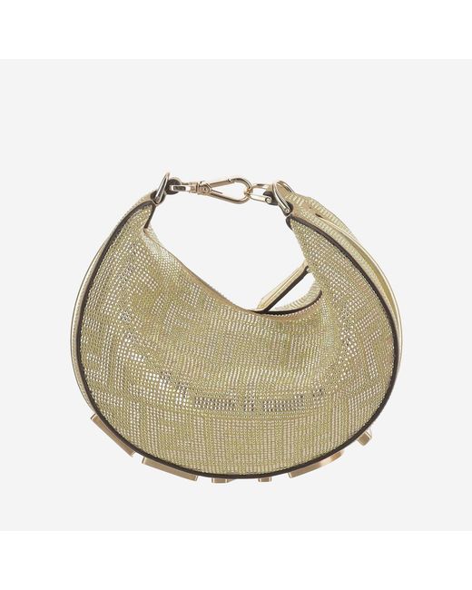 Fendi Metallic Mini Leather Shoulder Bag Graphy