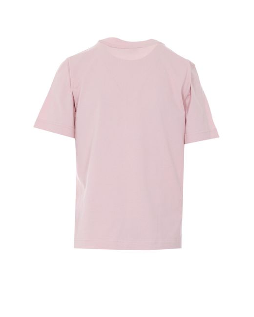 Burberry Pink T-Shirts And Polos Cotton