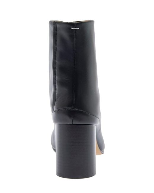 Maison Margiela Black 'Tabi' High Heel Ankle Boots