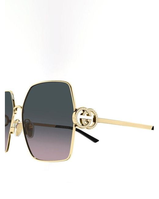 Gucci Metallic Sunglasses Metal Eyewear
