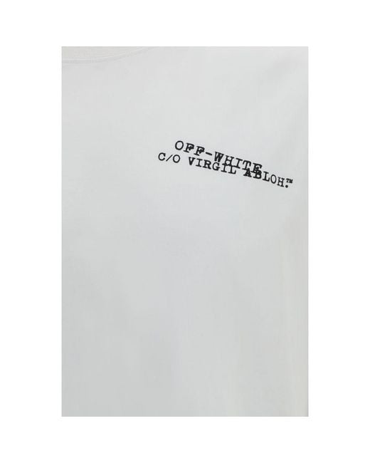 Off-White c/o Virgil Abloh White Cotton Sportswear - L for men