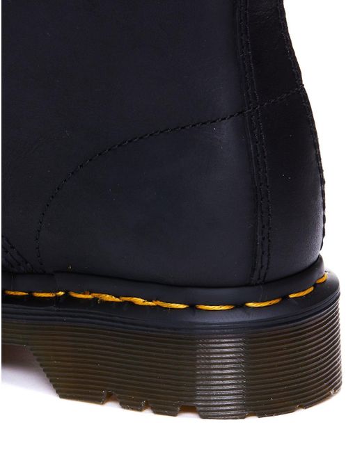 Dr. Martens Black 1460 Serena Faux-fur Boots for men