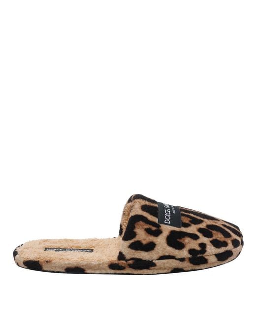 Dolce & Gabbana Brown Dolce&Gabbana Dg Hotel Slippers for men