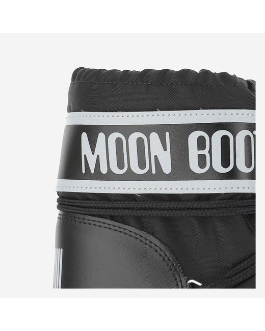 Moon Boot Black Icon Low Ankle Boots