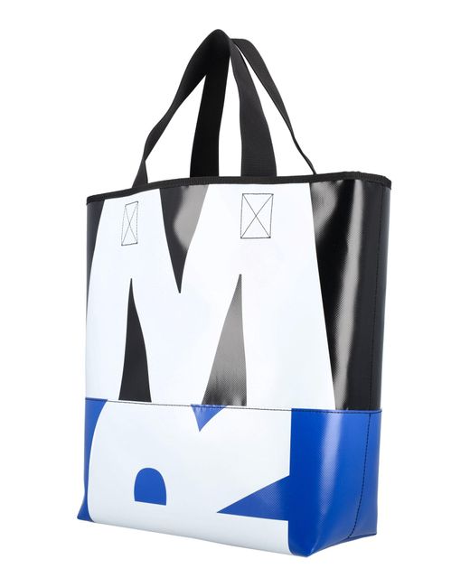 Marni Synthetic Tribeca Shopping Bag in White for Men Mens Bags Tote bags 