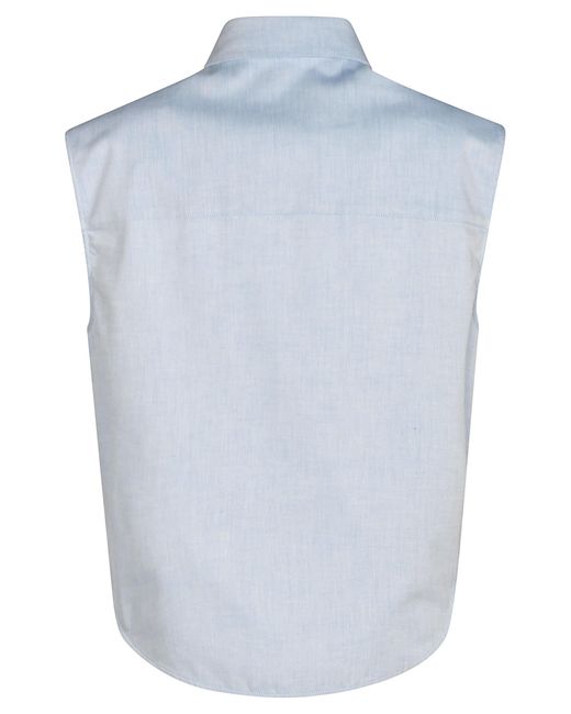 Marni Blue Sleeveless Shirt